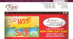 Desktop Screenshot of krasnefurniture.com